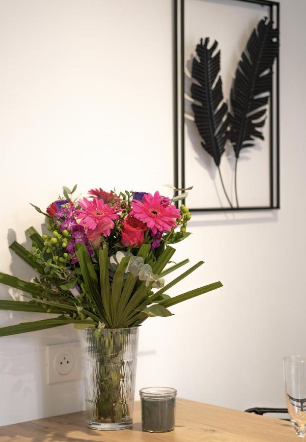 "Cosy Morning" - Au Fil De L'Eau - Terrasse Apartment บาร์ ภายนอก รูปภาพ