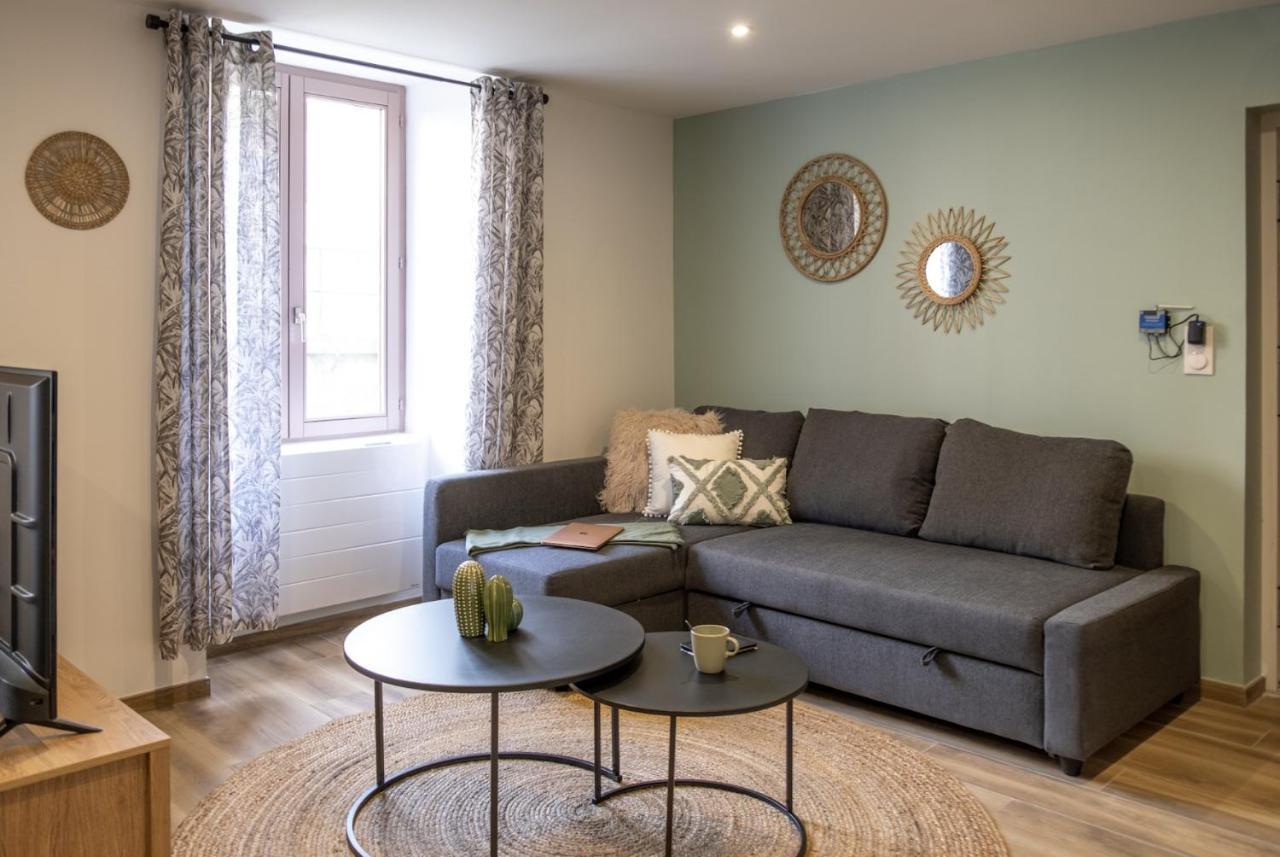 "Cosy Morning" - Au Fil De L'Eau - Terrasse Apartment บาร์ ภายนอก รูปภาพ