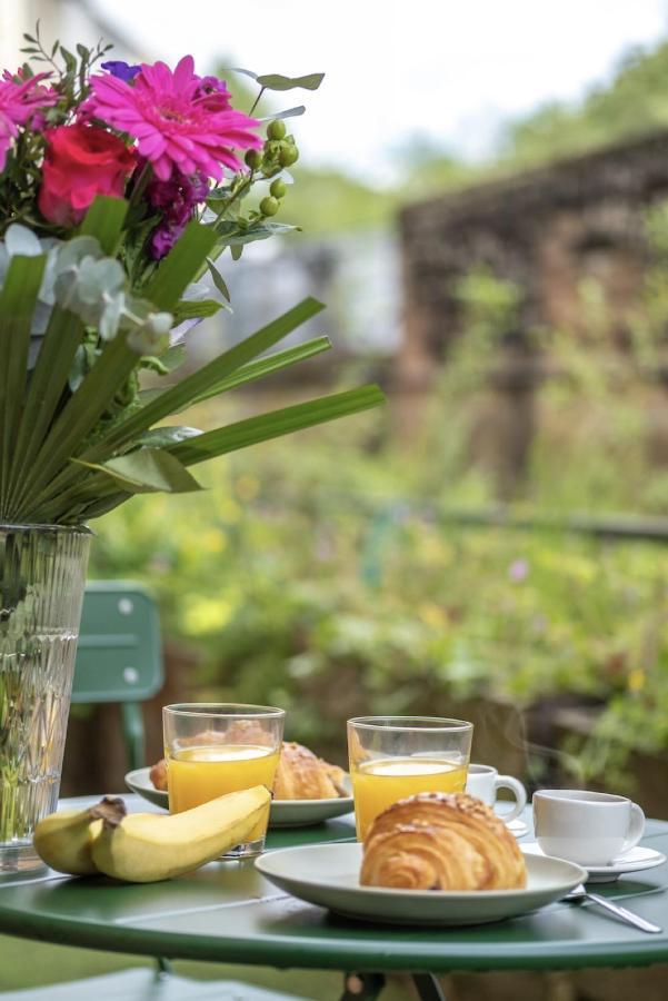 "Cosy Morning" - Au Fil De L'Eau - Terrasse Apartment บาร์ ภายนอก รูปภาพ